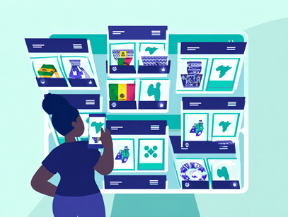 Marketplace for district goods and tourism